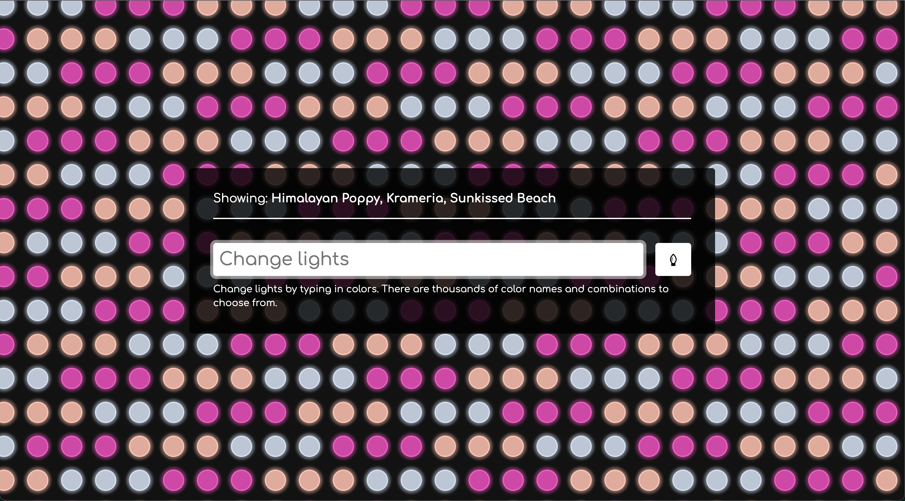 Screenshot of Lumiere web client